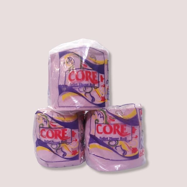 Core toilet tissue roll pack of 10